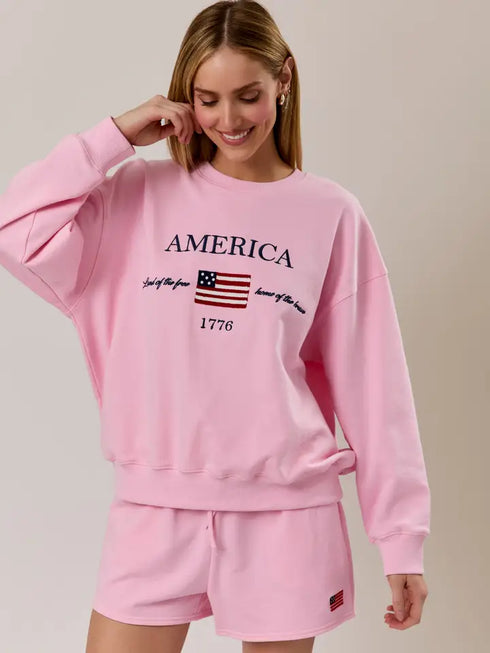 PINK USA SWEATSHIRT