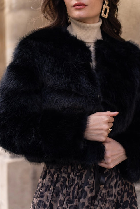 LUXE FAUX FUR JACKET