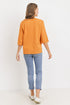 BOXY QUARTER SLEEVE TEE