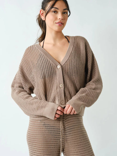 COSTAL CROCHET CARDI