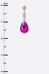 CRYSTAL TEARDROP EARRINGS