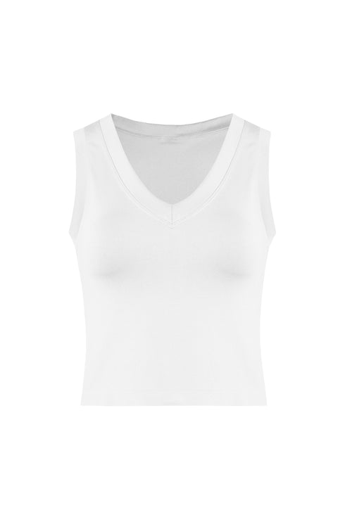 SMOOTH V CROP TANK