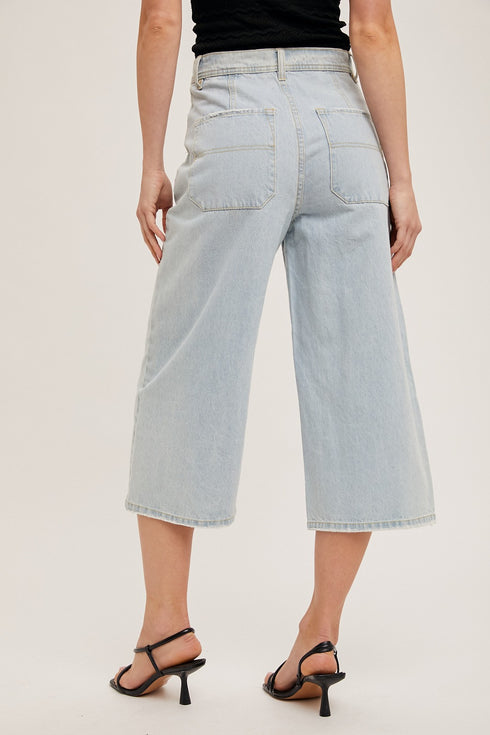 WIDE LEG CROP JEAN