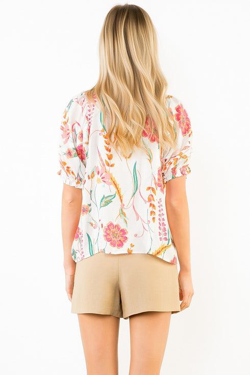 JAMIE FLORAL PRINT TOP