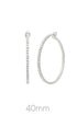 CRYSTAL HOOPS
