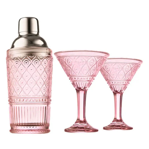 CLARO PINK COCKTAIL SHAKER SET
