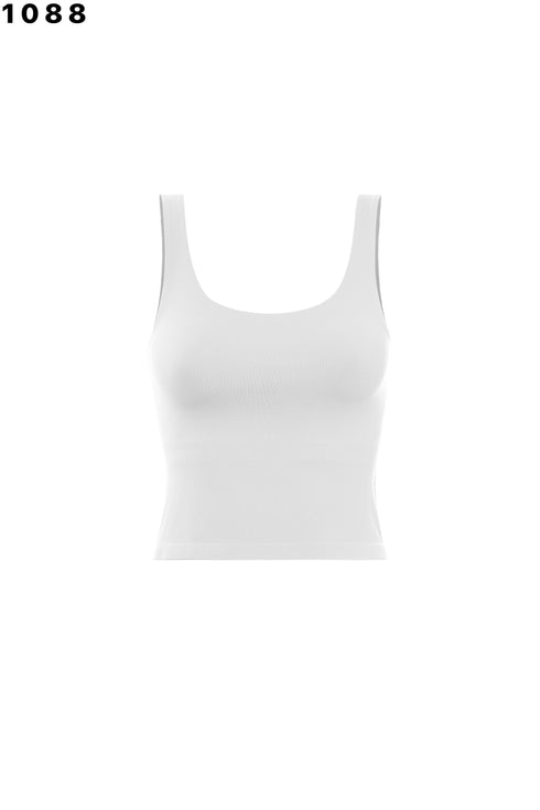 SCOOPNECK SKINNY CROP TANK