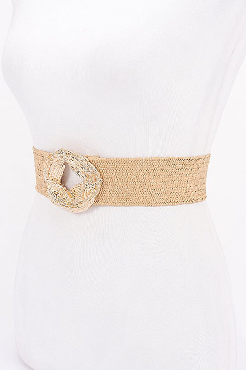 MELANIE STRAW BELT
