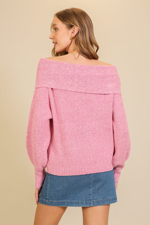 COZY OFF SHOULDER SWEATER