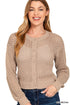 CROCHET BUTTON CARDIGAN