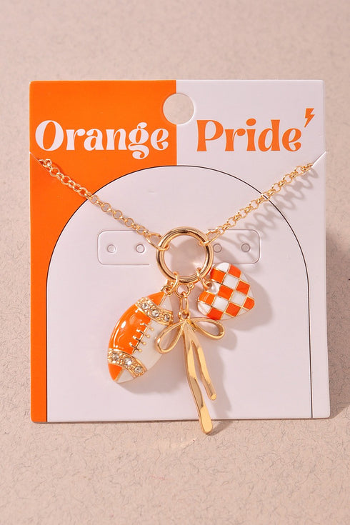 FOOTBALL CHARM NECKLACE