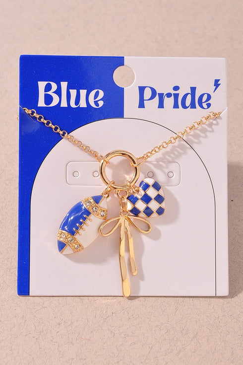 FOOTBALL CHARM NECKLACE