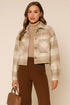 SAGE PLAID JACKET