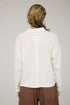 EXPOSSED KNIT POLO TOP