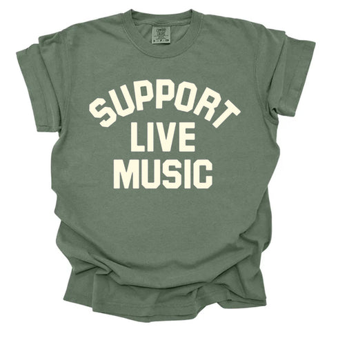 SUPPORT LIVE MUSIC TEE