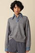 DENIM CONTRAST SWEATER