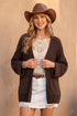 COZY OPEN FRONT CARDI