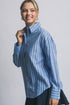 EMERSON STRIPE BUTTON TOP