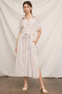 COASTAL STRIPE SHIRT DRESS