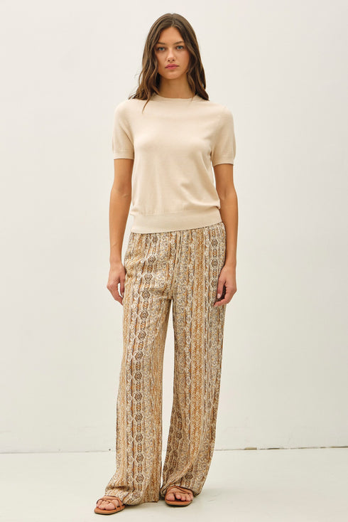 ROWAN SHORTSLEEVE SWEATER TOP
