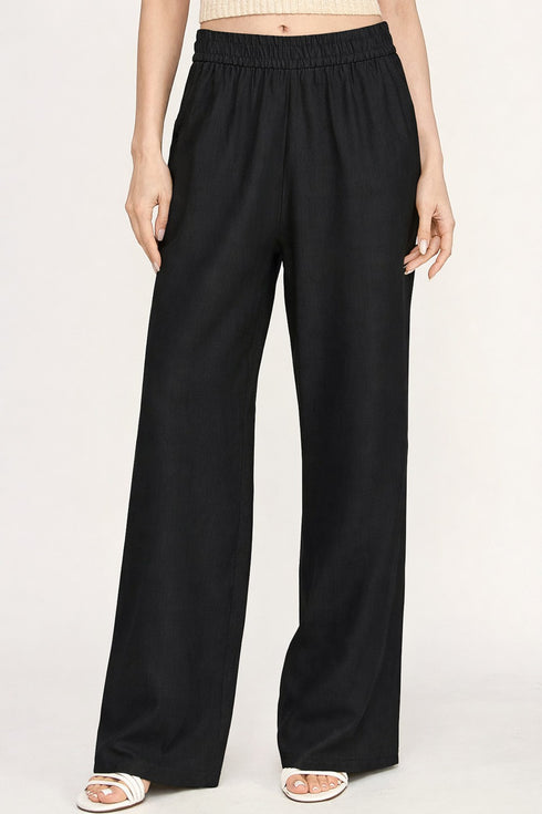 LINEN WIDE LEG PANT
