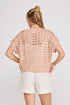 TESSA SHORT SLEEVE OPEN TOP