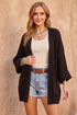 COZY OPEN FRONT CARDI