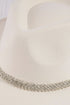 RHINESTONE BAND FEDORA HAT