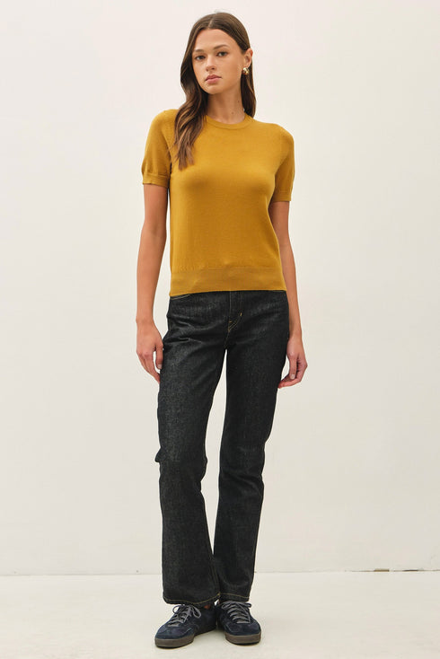ROWAN SHORTSLEEVE SWEATER TOP