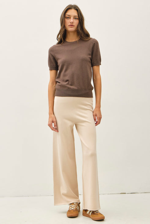 ROWAN SHORTSLEEVE SWEATER TOP