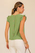 BACK BUTTON BLOUSE