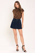 WOVEN JACQUARD TOP