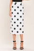 POLKA DOT MIDI SKIRT
