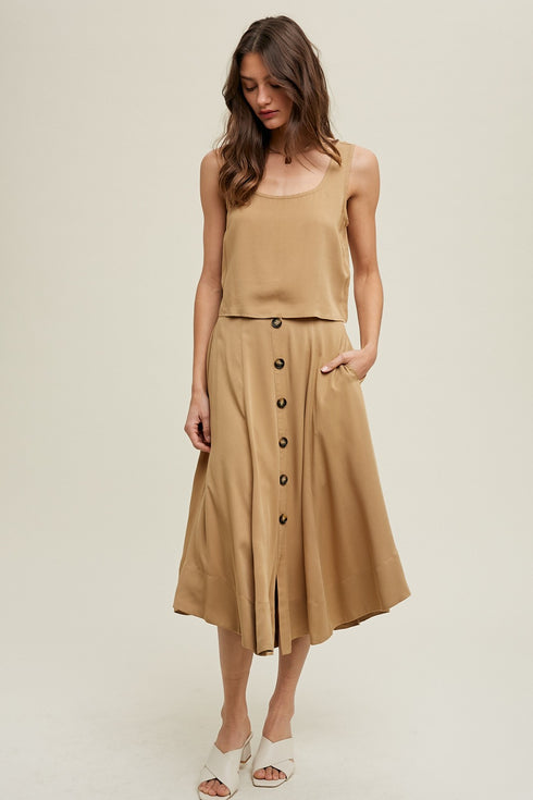 RAYON TENCEL SKIRT SET