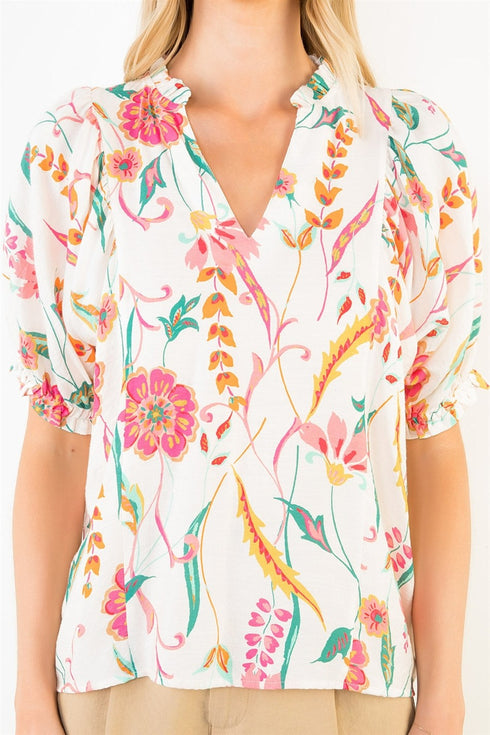 JAMIE FLORAL PRINT TOP