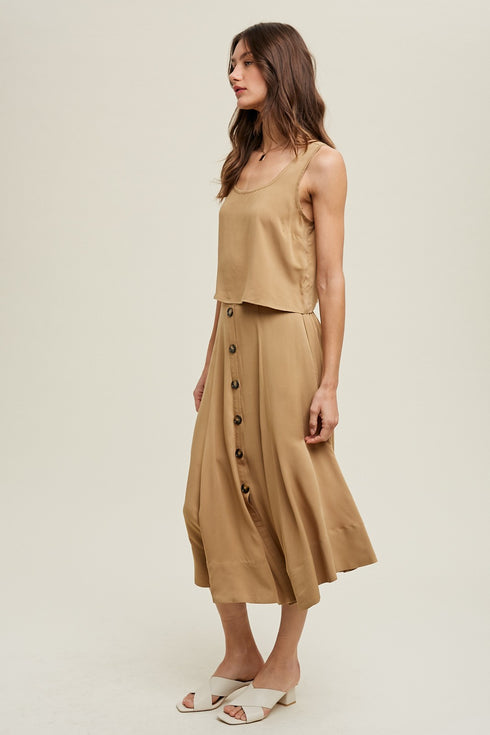 RAYON TENCEL SKIRT SET