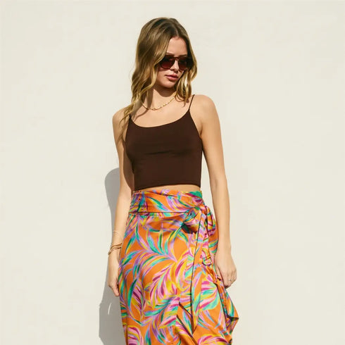 SUNBURST PALM SKIRT