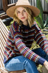 HONEYCOMB TEXTURED SWEATER