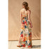 BOTANIC FRESCO STRAPLESS MAXI DRESS
