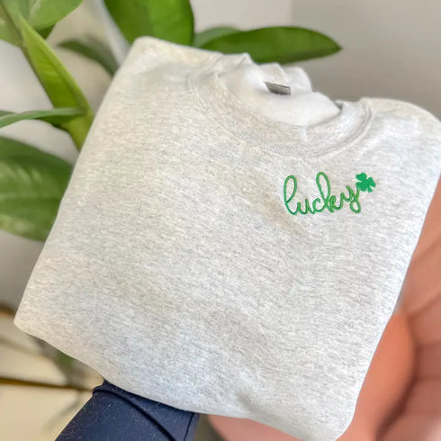 LUCKY STITCHED SWEATSHIRT