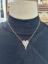 14K PLATED HEART NECKLACE