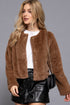 FAUX FUR CROPPED JACKET