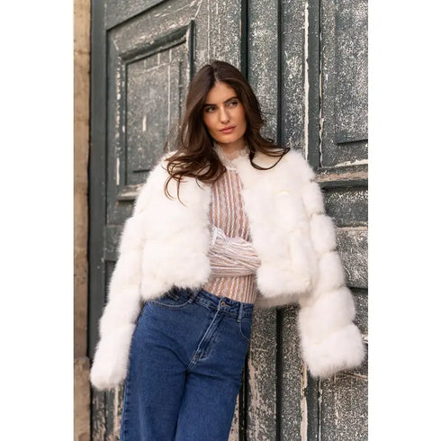 LUXE FAUX FUR JACKET