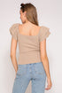 SLOANE RUFFLE CAP SLEEVE TOP