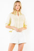 CAMILLE SHORT SLEEVE BUTTON TOP