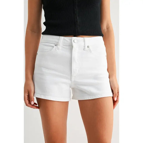 CLASSIC HEM WHITE SHORT