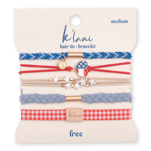 FREE OR BRAVE HAIR TIE BRACELETS