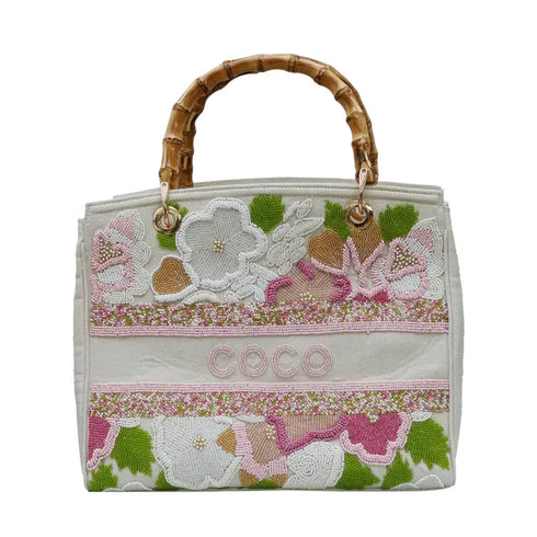 LUXE BAMBOO HANDLE BAG