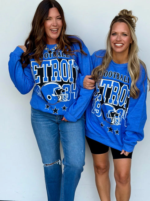 DETROIT PRINT SWEATSHIRT