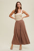 WIDE LEG CAPRI PANTS
